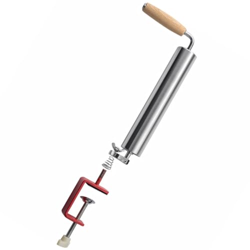 Generic Stainless Steel Rolling Pin Dough Roller Non-Stick Kitchen Dough Roller 304 Food Grade Small Size One-Handed Baking Tool for Home Use