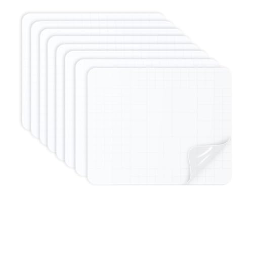 OAZ Patchs Autocollants en Nylon, 8 pièces 20x15cm Patch de réparation imperméable Autocollant, Patch en Nylon Autocollant Transparent, pour tentes,...