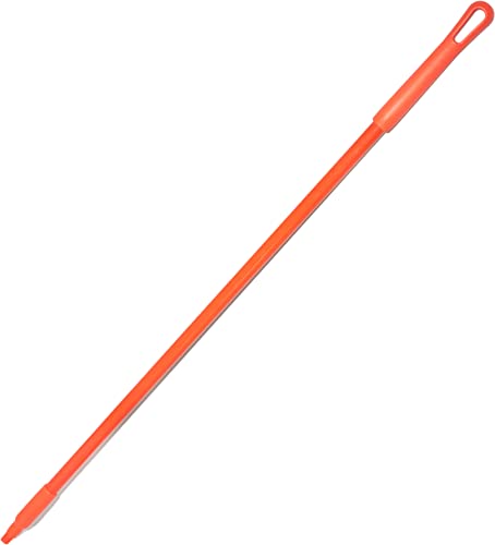SPARTA 41225EC24 Fiberglass Broom Handle, Mop Handle, Replacement Handle With Acme Threaded Tip For Commercial Cleaning, 48 Inches, Orange, (Pack of 12)