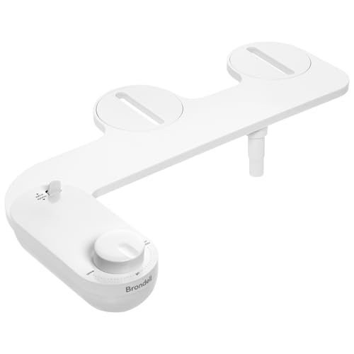 Brondell Fresh Spa Adjustable, Bidet Attachment FSA-15 for Toilet Seats with Adjustable Single Nozzle, Side Arm Control, Thin Profile, White (Ambient Temperature) thumbnail 6