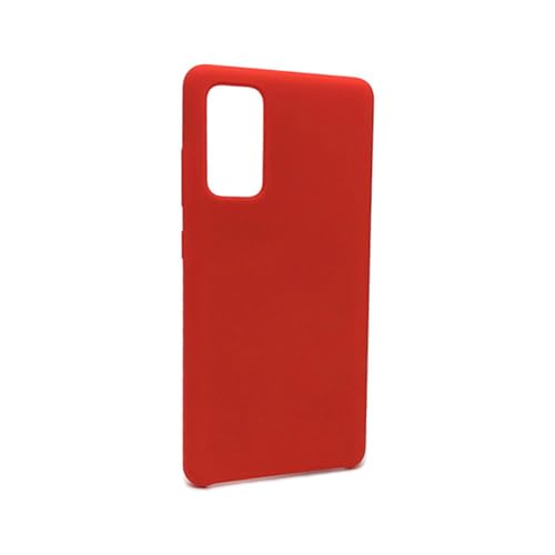 Housse de protection originale pour Samsung Galaxy S20 en silicone rouge