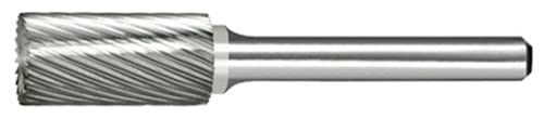 Fresa Carburo Alfa Tools Cilíndrica Doble Corte miniatura 1