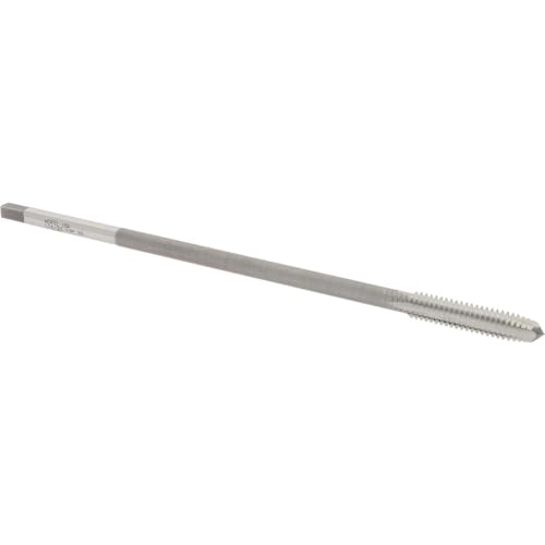 Hertel Extension Tap, 1/4-20 UNC, 4 Flutes, H3, High Speed Steel, Bright Finish, Plug Chamfer, 6