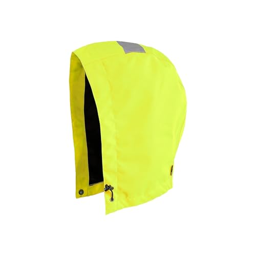 Capuche alta visibilidad amarilla L/XL para obras exteriores y mantenimiento vial