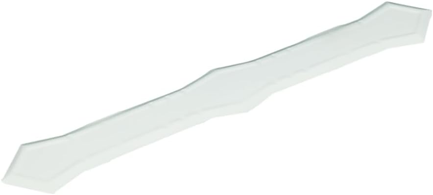 Rocky Mountain Goods Aluminum Downspout Band Strap - Low Gloss White - Works with 2" x 3" and 3" x 4" Downspouts - Bends Around The Downspout and Attaches with Screws or Nails (2)