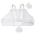 Hansber Unisex Lightweight PVC Chest Protector Fencing Chest Guard Safe Practice Gear for Men Women Boys Girls White Men Small