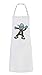 Delantal de cocina – Junge Cartoon carácter, cómic – Delantal unisex para hombre y mujer, algodón, Blanco, talla única