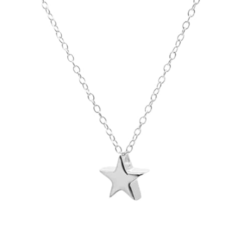 Collier étoile pour femmes ras du cou anti-ternissement qui ne gratte pas la peau