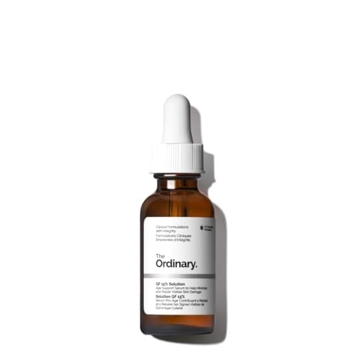 The Ordinary GF 15% Solution, Sérum con Factores de Crecimiento, Fórmula antiedad para reparación visible de la piel y las arrugas, 30 ml
