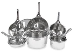 True Induction 10-Piece Tri-Ply Stainless Steel Cookware Set