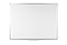 BoardsPlus - Tablica suchościeralna – 60 x 45 cm, z aluminiową ramą i półką na długopisy, powierzchnia melaminowa