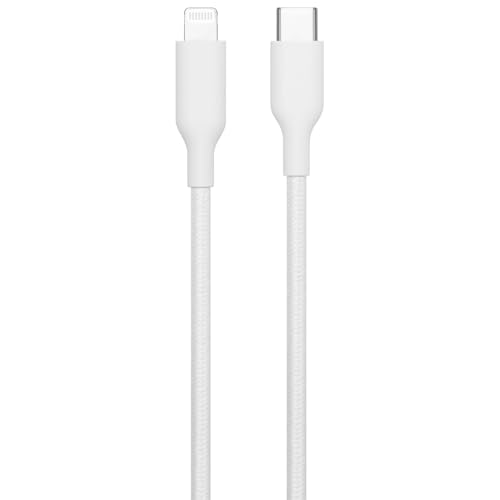 Image of Best Buy essentials Phone Charging Cables & USB Accessories - Lightning, USB-C & USB Cables, USB Hubs & Power Accessories (Lightning to USB-C Cable, 6 ft (WHT))