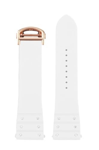 Bracelet montre FKM Santos De Cartier 39,8 mm en caoutchouc étanche à dégagement rapide