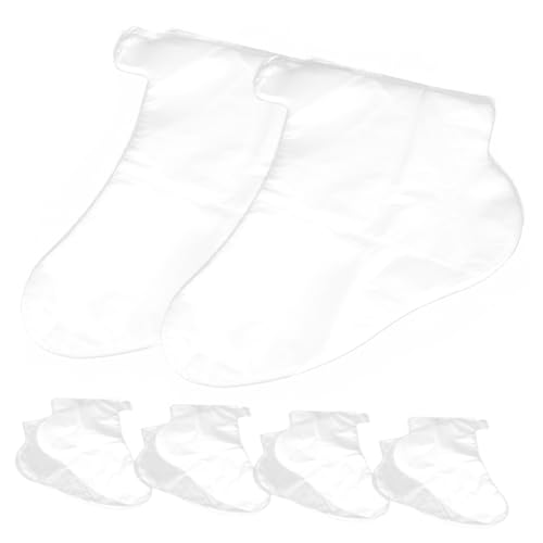 FOMIYES 300pcs Foot Mask Feet Moisturizing Use Foot Covers Shoe Trying-on Covers Foot Spa Pedicure Cover Foot Care Masks Feet Peel Off Masks Transparent Foot Covers Hdpe