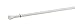 Kenney Manufacturing Company KN631/1 28" - 48" White Round Spring Tension Rod