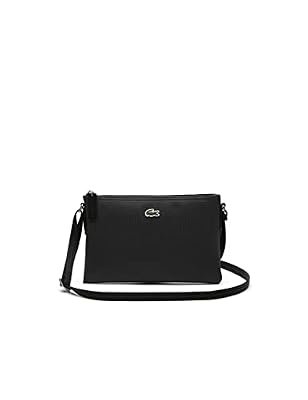 Lacoste L.12.12 Concept NF1887PO, Borsa a tracolla Donna, Nero, Taglia unica