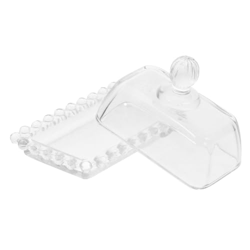 LIFKOME Contenitore Per in Vetro Resistente Con Per Conservare e Formaggio Fresco in Frigorifero Per Uso e Stoviglie