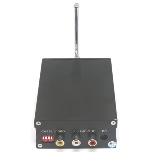 Diheohg Transmisor de señal de televisión de 16 canales, transmisor de vídeo UHF inalámbrico, decodificador para transmisión de TV, AV a UHF TV PAL-D, piezas de repuesto