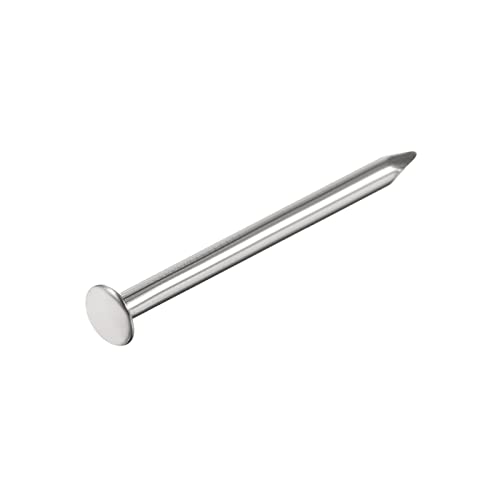 200 piezas de clavos pequeños de cabeza redonda de acero de 1.4x19 mm para joyería, caja de bisagra y muebles miniatura 5