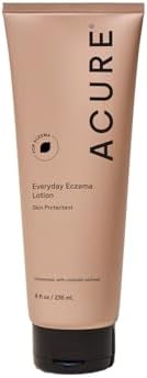 Acure Everyday Eczema Lotion - Healing Anti-Itch Eczema Cream for Dry Skin, Body Lotion with Oatmeal, Soothing Moisturizer, Daily Repair Treatment for Itchy Skin, Use on Face & Body, Vegan - 8 fl oz