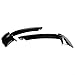 Front Bumper Grille Cover for BMW X5 F15 2014-2018 Pure Black Chrome Trim Kidney Grill Replacement Part 7325395 1 Pair