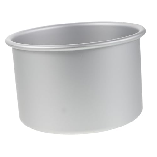 Garneck Molde para Pastel Redondo Base Extraíble Antiadherente Molde de Aluminio para Hornear Pan Casero y Bizcochos Fácil de Limpiar y Distribución Uniforme del Calor