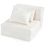 *Poltrona Ergonomica* Questo divano pieghevole è progettato secondo principi ergonomici. È dotato di 2 morbidi cuscini che possono essere posizionati a piacere dietro la schiena o ai lati del collo, offrendo un sostegno mirato. Che si tratti di leggere o fare un pisolino, allevia efficacemente la tensione muscolare.