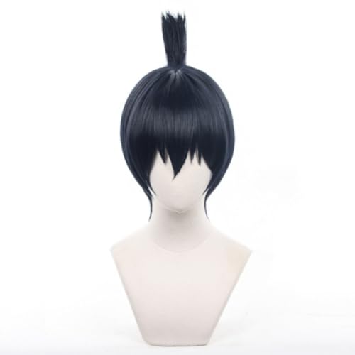 Image of YukiHalolj Anime Wigs for BY Cosplay Wig - Black Long Resistant Synthetic Wig for Role Play with Wig Cap for Festival,Costume Party