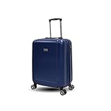 Maleta de Cabina Expandible – Trolley Rígido ABS, 4 Ruedas Dobles 360°, Cerradura de 3 Dígitos, Ligera y Resistente, Equipaje de Mano Aprobado – Color Azul – Unik