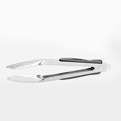 Kochzange Küchenzange aus Edelstahl, zum Braten, Kochen, Brot, Länge: 24,0 cm, Flexibel einsetzbar