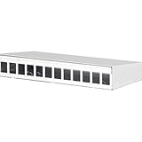 METZ CONNECT Keystone AP-Gehäuse 12 Port reinweiß RAL9010
