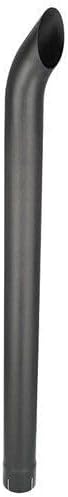 Replacement Exhaust Stack - 3-1/2" x 48" Curved Black fits Exhaust/Clamps/Rain Caps/Stack New