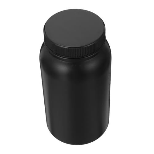 Cabilock 2pcs 1000ml Bottles Wide Mouth Plastic Sample Bottles Leakproof Screw Caps for Lab Industry