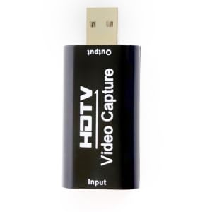 SIMCOTRACK 4K HDMI Video Capture Card Adapter HDMI to USB 2.0 for Streaming & Recording Ultra-Low Latency Device for Gaming, Live Broadcasting, Video Conferencing, Online Teaching(1pcs)