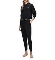 Calvin Klein CK One Basic Lounge French Terry Long Sleeve Hoodie Black Large