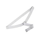 Qianly Yoga Stretching Strap Yoga Belt Resistance Band for Training Fitness Exercise, Gray