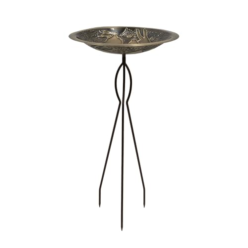 Three Hares Birdbath- Stake