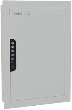 Sanctuary In-Wall Vault with Electronic Lock, Matte White