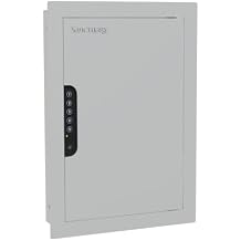 Sanctuary In-Wall Vault with Electronic Lock, Matte White