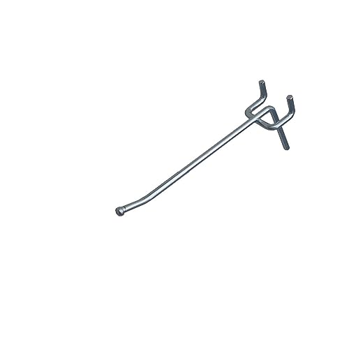 GERSO Lot de 100 crochets simple pour paroi perforée - longueur 200 mm