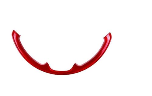 TADOKAPATU トヨタ ヤリス アクア シエンタ ステアリングパネル ステアリングカバー ハンドルスイッチ カバー ガーニッシュ アクセサリー爪キズ防止 内装パーツ ABS樹脂製 1PCS YARIS SIENTA AQUA【レッド】TY-FXR1