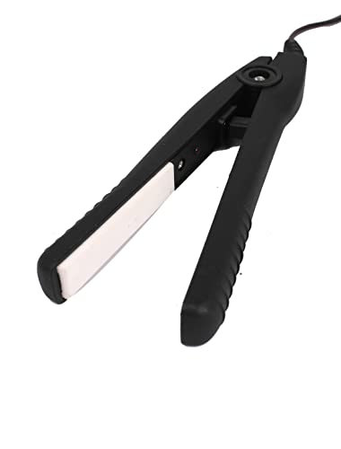Plancha para el Cabello Ruilogod con Enchufe Estándar estadounidense, Placas Flotantes de Cerámica, Control de Temperatura, Color Negro miniatura 2