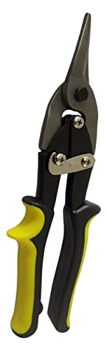 Inditrust Supreme quality Sheet Metal Hand Steel Cutting Tin Snips Scissors Cutters Snippers (1 PIECE YELLOW BLACK)