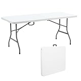 COOLSHT Mesa Plegable 1.80 Tipo Portafolio Plastico Exterior