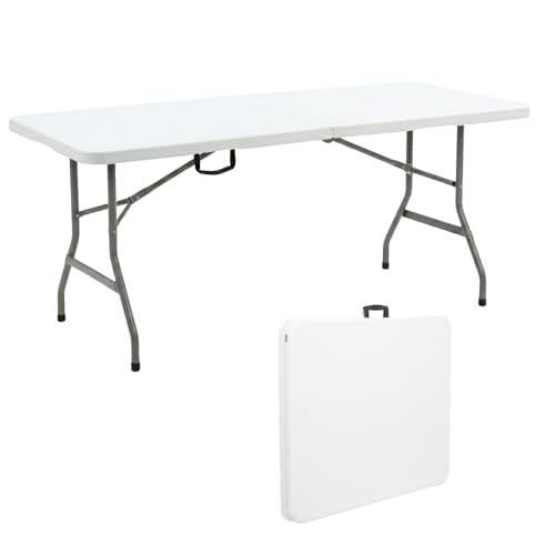 COOLSHT Mesa Plegable 1.80 Tipo Portafolio Plastico Exterior