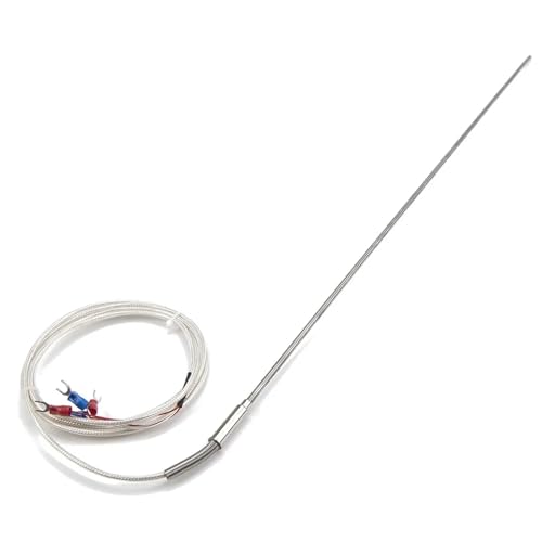 Sensor de temperatura PT100 con cable de 2m y sonda enfundada de 4mm 2