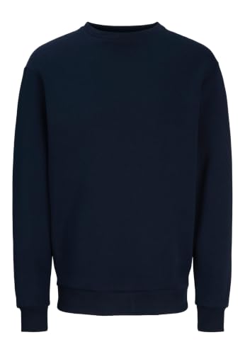 JACK & JONES Jjebradley Sudadera Crew Noos, Sudadera Hombre, Marino, XXL