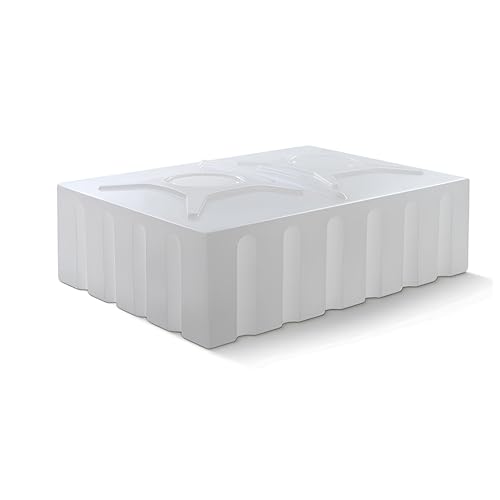 Image of IRA Furniture Loft Horizontal White Plastic Water Tank Garden Water Storage Water (500 Liters)