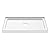 PROFLO PFSBA4234 Hammond 41-7/8" x 33-7/8" Rectangular Shower Base with Single Threshold and Center Drain - White