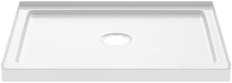 PROFLO PFSBA4234 Hammond 42" x 34" Rectangular Shower Base with Single Threshold and Center Drain - White